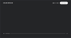 Desktop Screenshot of colindevlin.com